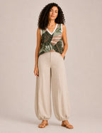 Blusa Estampada Hojas Monstera