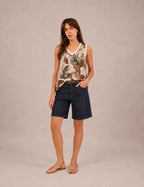 Blusa Estampada Print Hojas