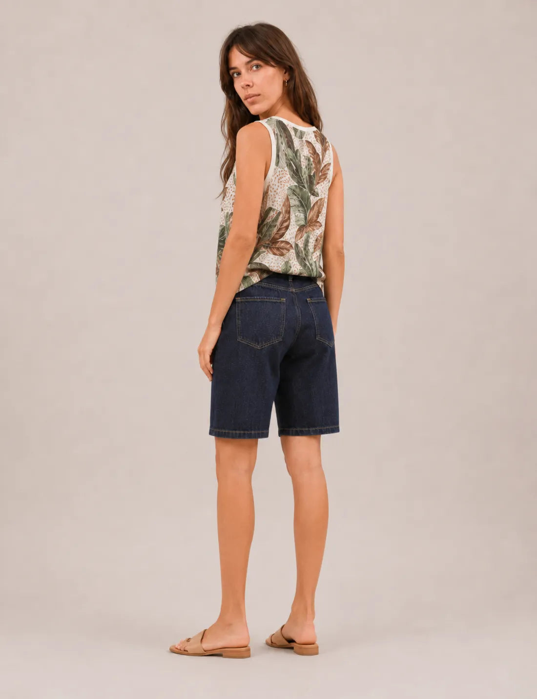 Blusa Estampada Print Hojas