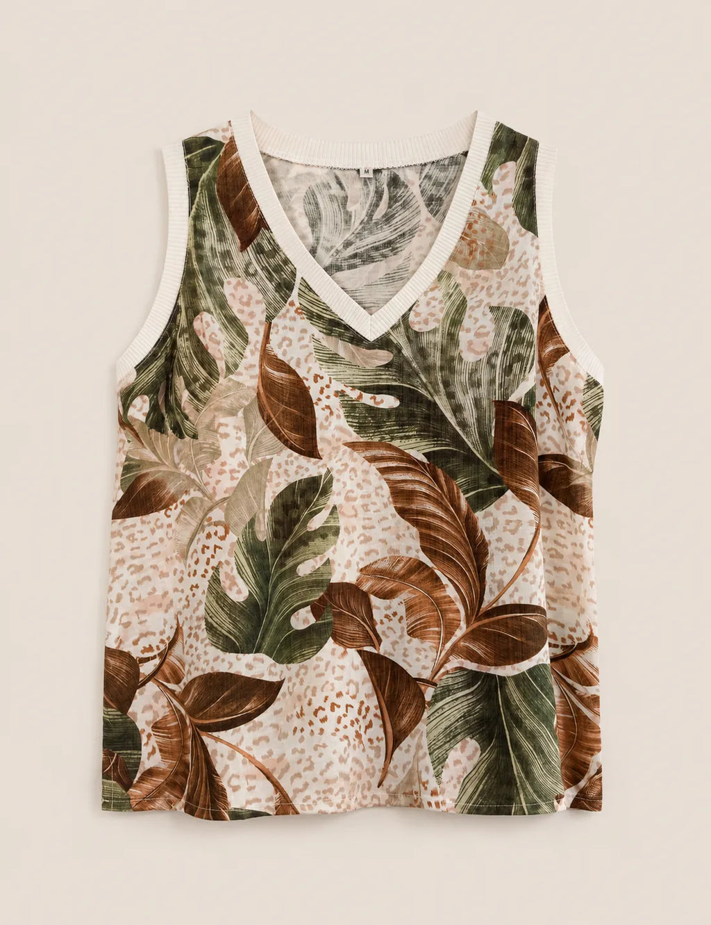 Blusa Estampada Print Hojas