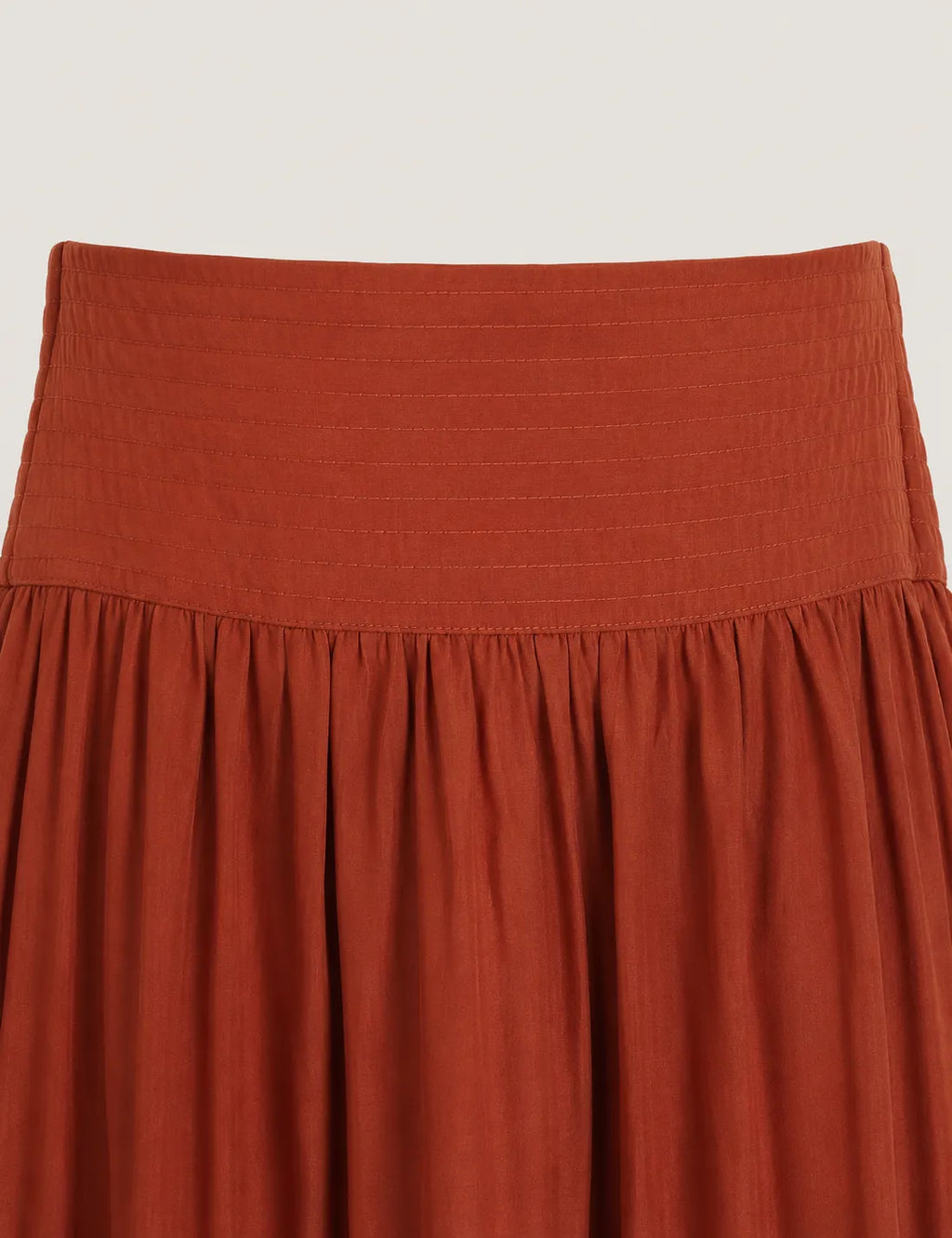 Falda Maxi Cinturilla Teja