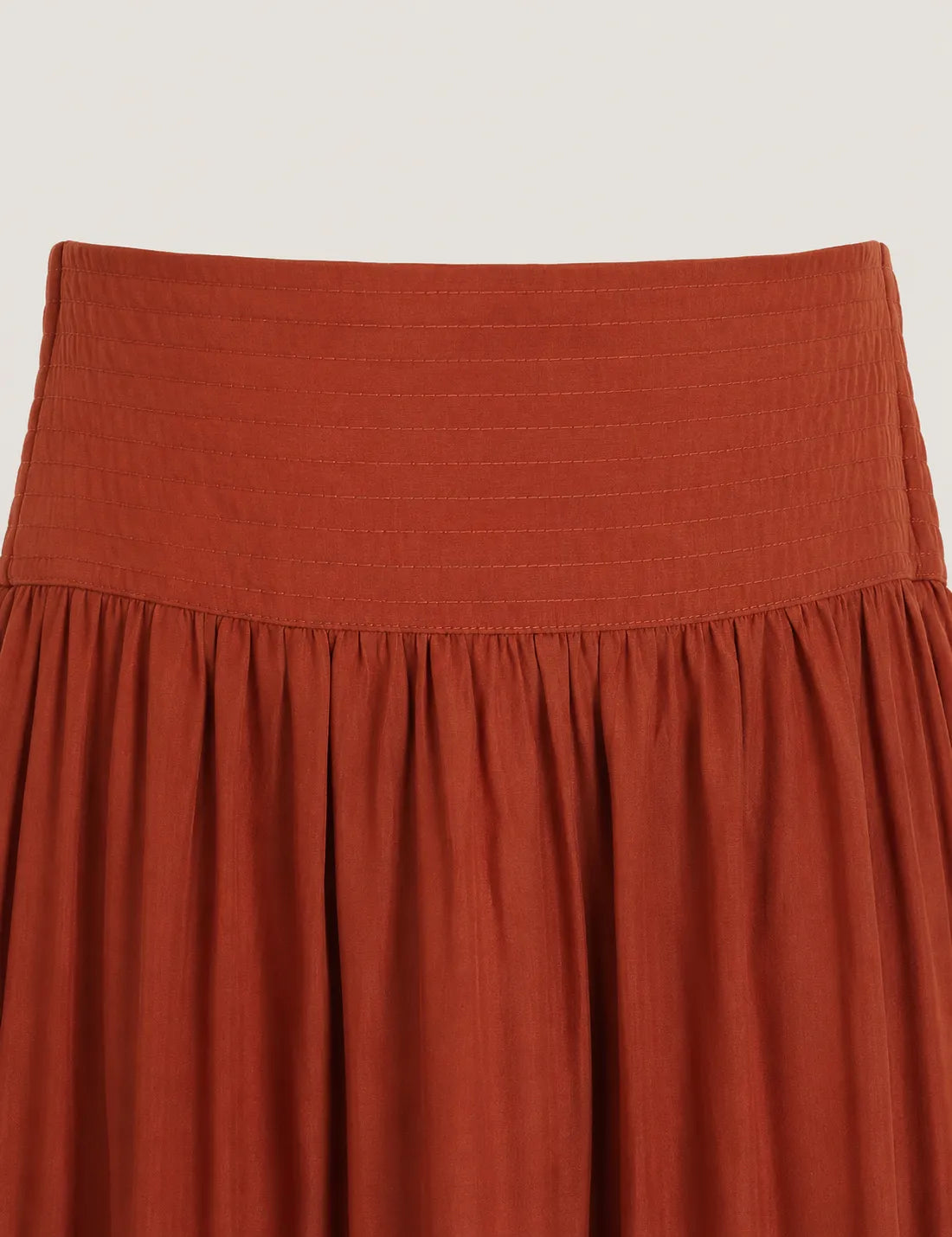 Falda Maxi Cinturilla Teja