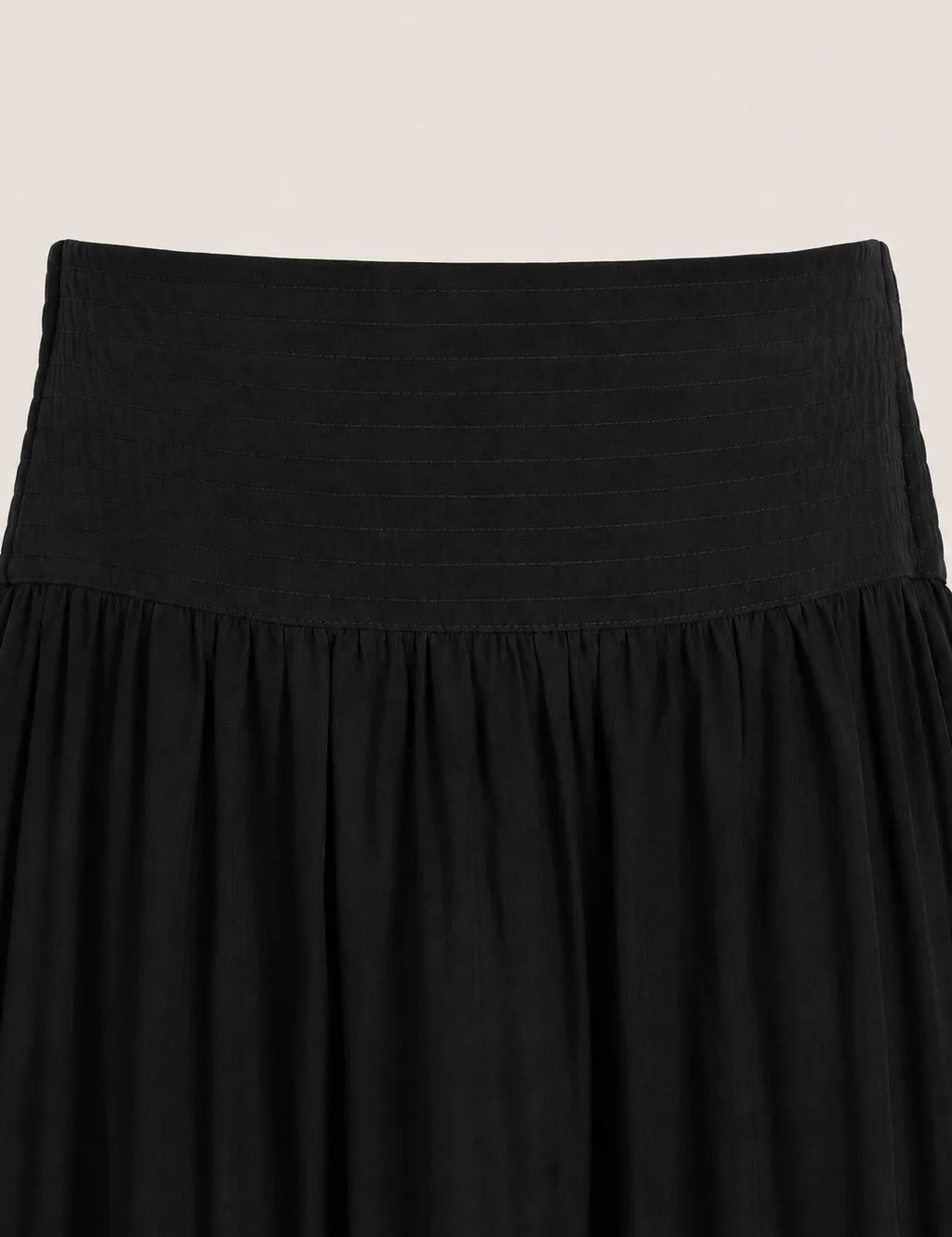 Falda Maxi Cinturilla Negra