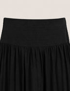 Falda Maxi Cinturilla Negra