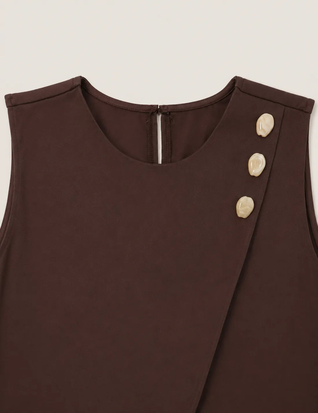 Blusa Cruzada Marrón