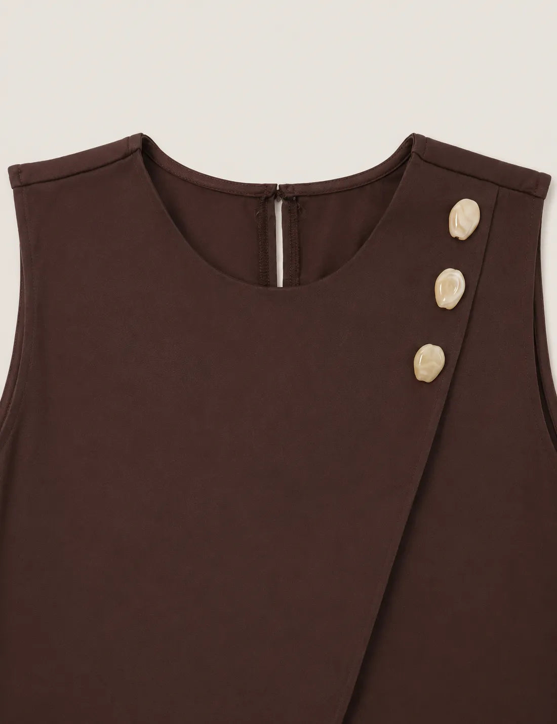 Blusa Cruzada Marrón