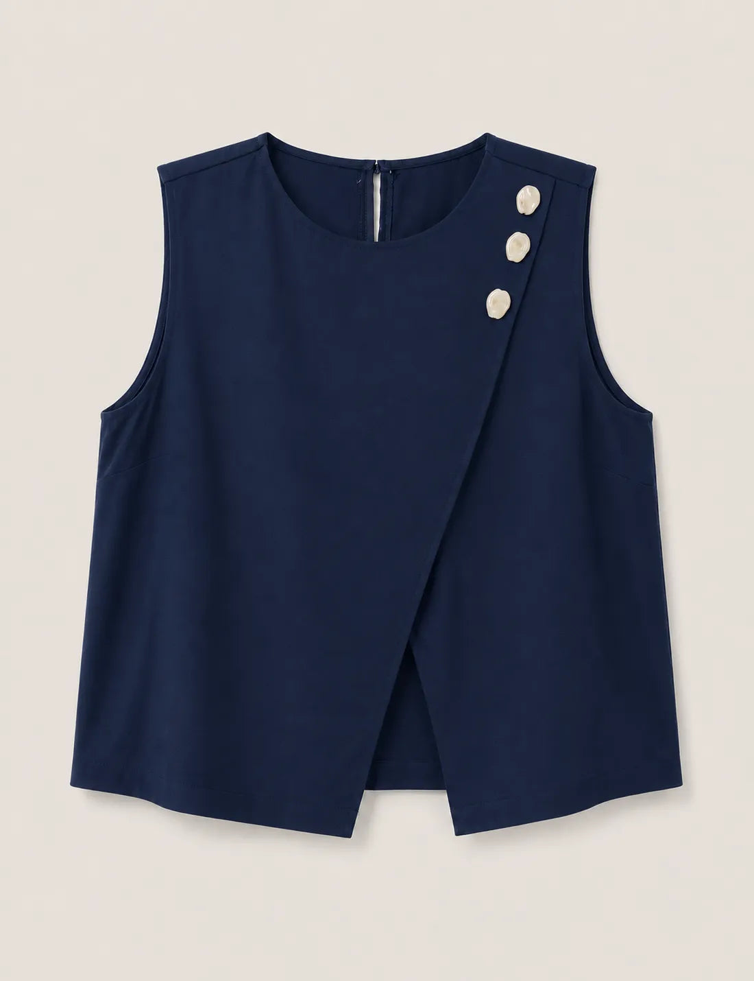 Blusa Cruzada Marino