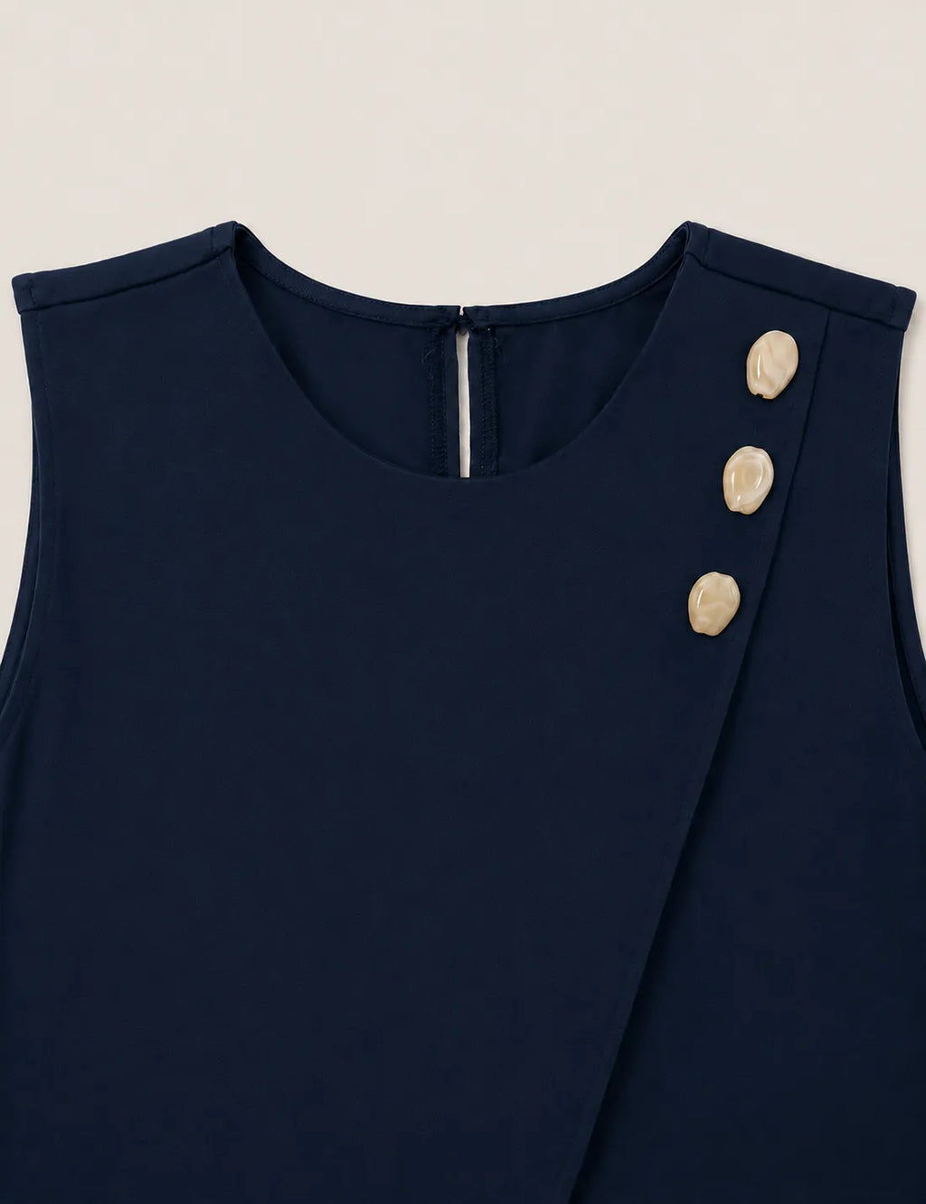 Blusa Cruzada Marino