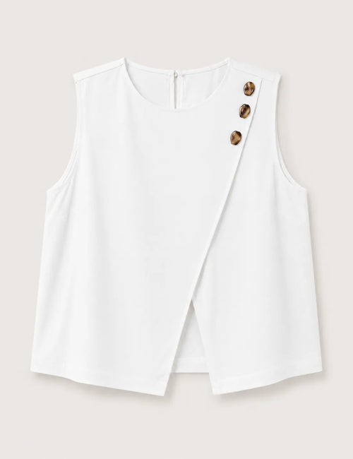 Blusa Cruzada Blanca