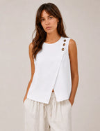 Blusa Cruzada Blanca
