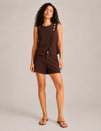 Blusa Cruzada Marrón