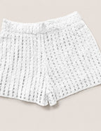 Short Crochet Blanco
