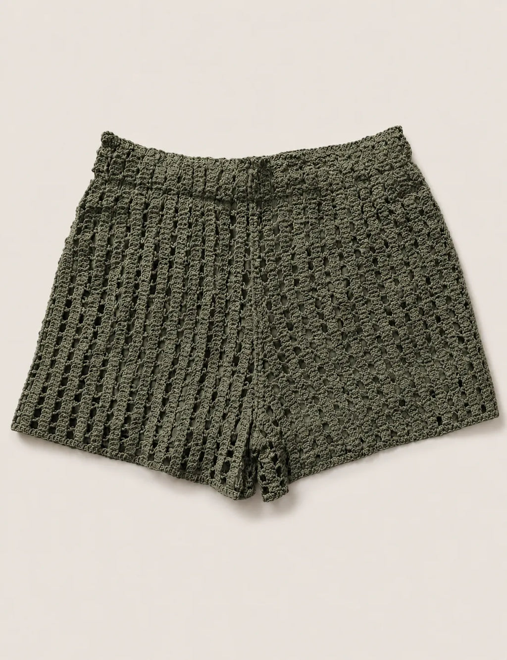 Short Crochet Kaki