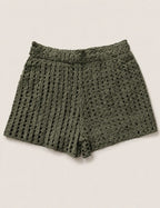 Short Crochet Kaki
