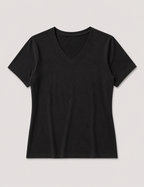 Camiseta Cuello Pico Negra