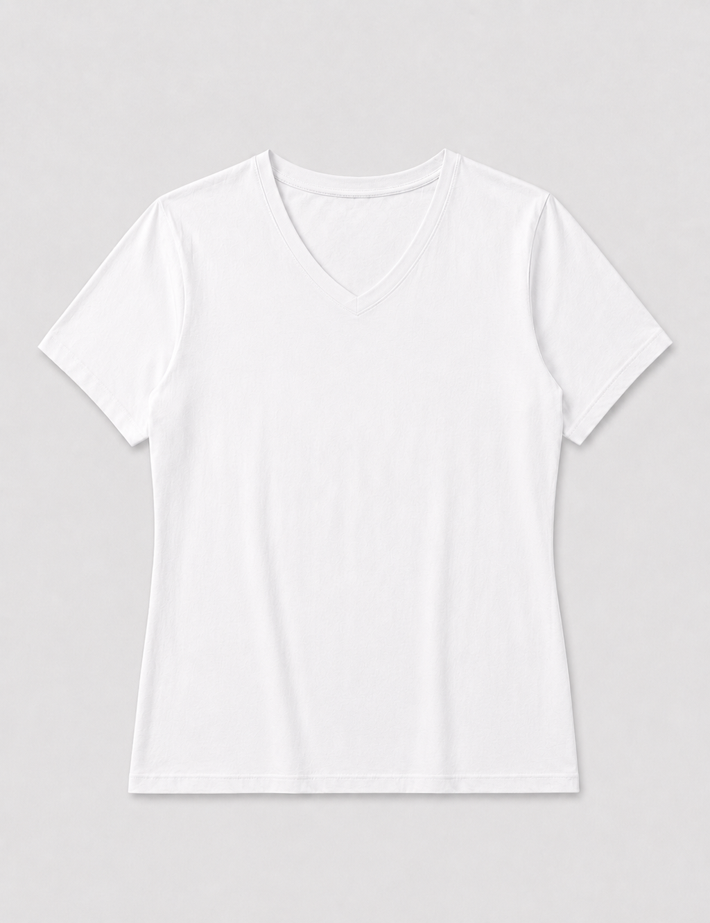 Camiseta Cuello Pico Blanca