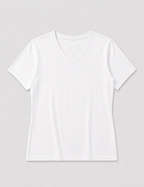 Camiseta Cuello Pico Blanca