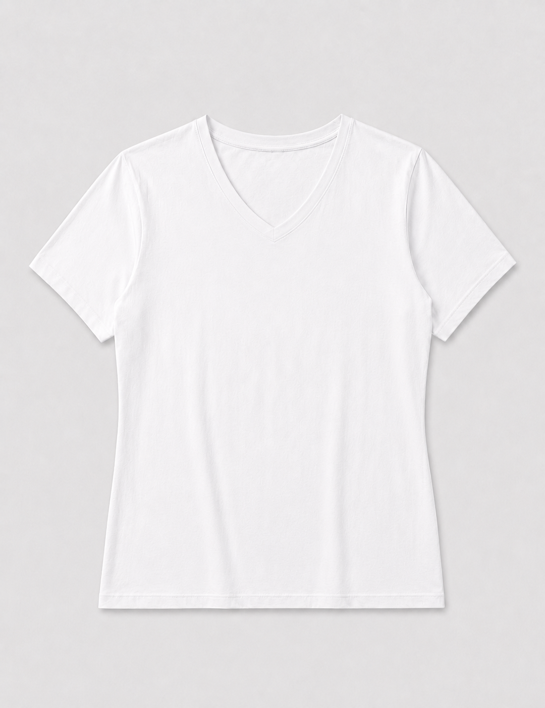 Camiseta Cuello Pico Blanca