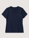 Camiseta Cuello Pico Marino