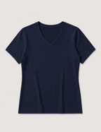 Camiseta Cuello Pico Marino