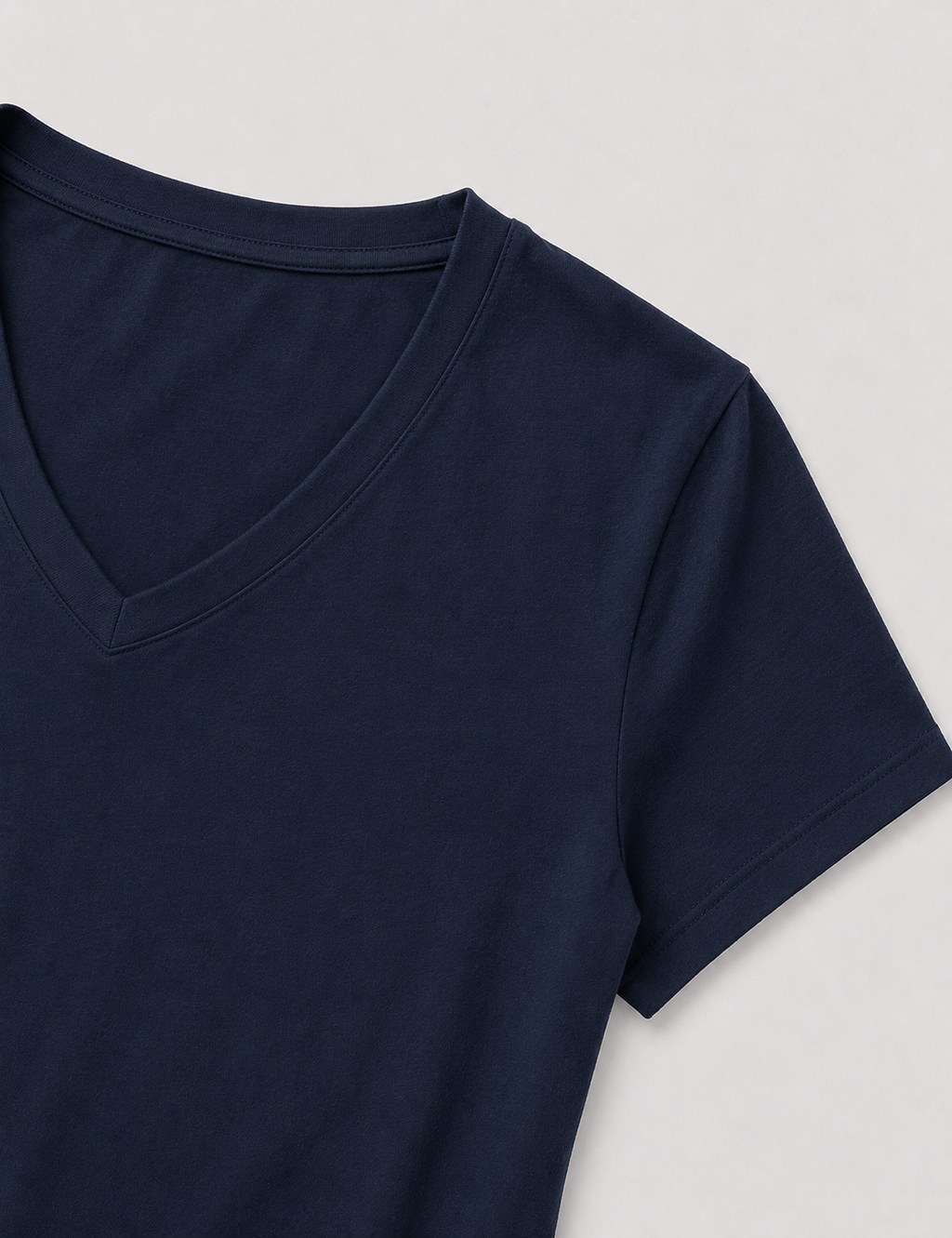 Camiseta Cuello Pico Marino