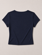Camiseta Escote V Marino