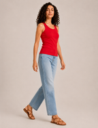 Camiseta Nadadora Rib Roja