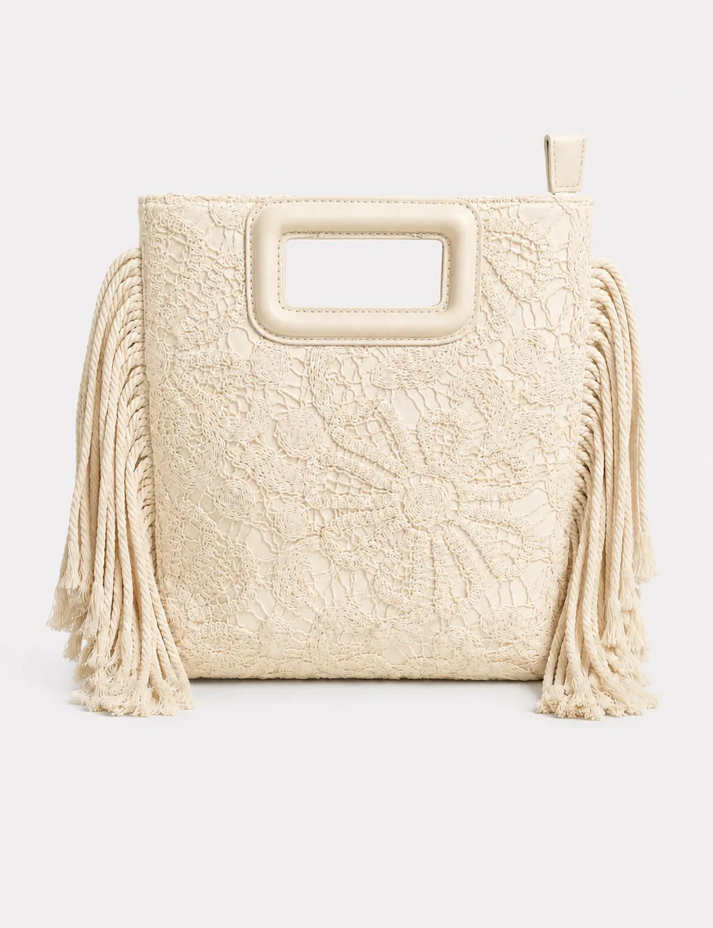 Bolso Crochet Flecos