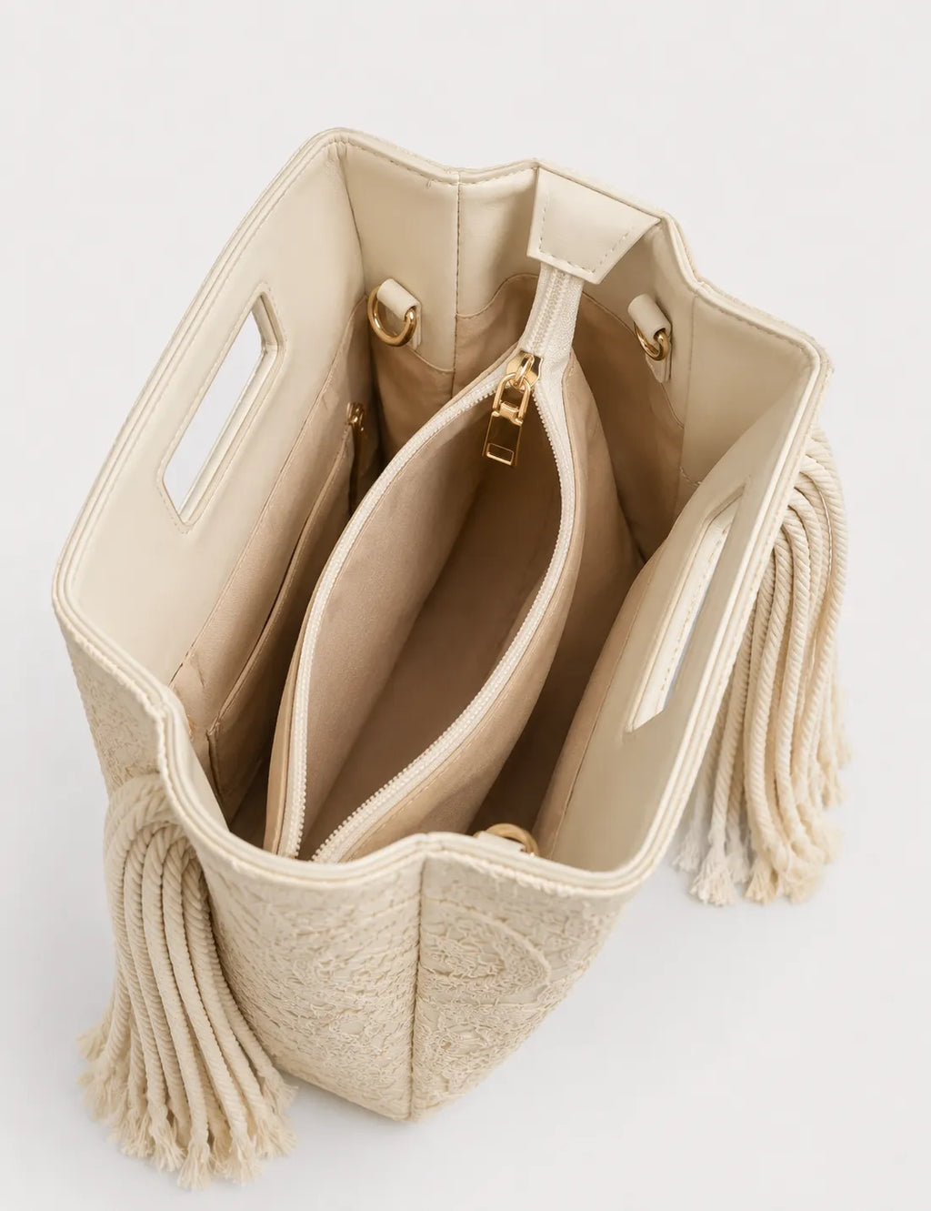 Bolso Crochet Flecos