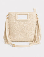 Bolso Crochet Flecos