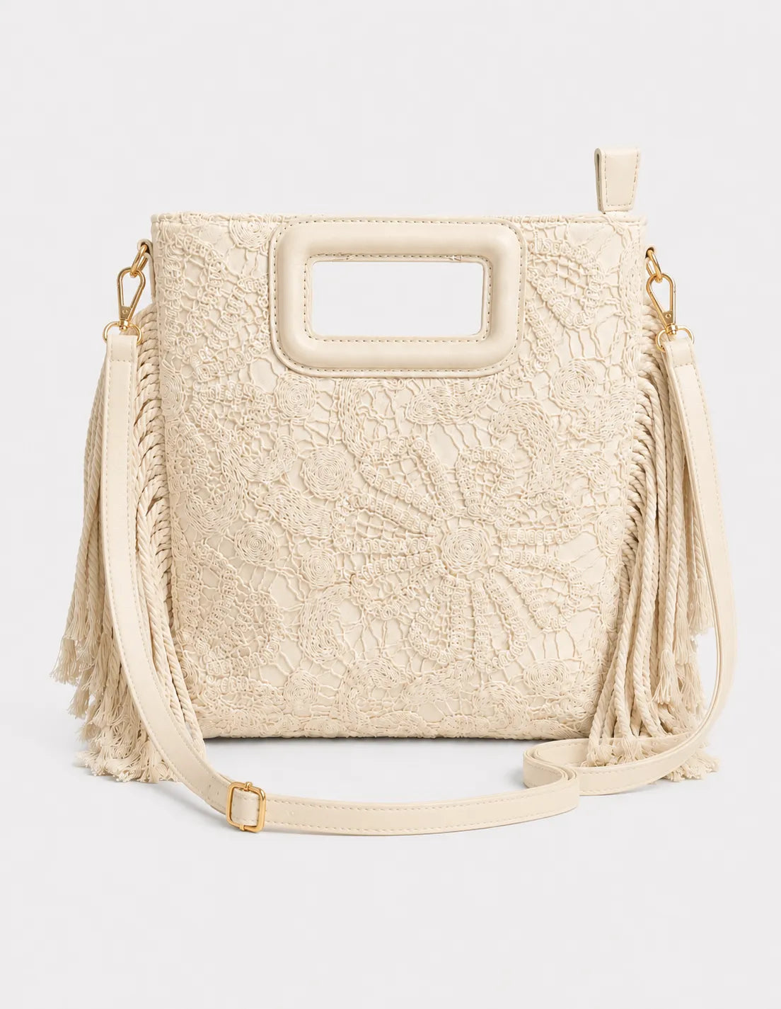Bolso Crochet Flecos