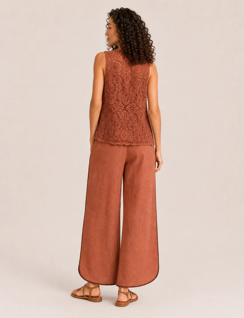 Chaleco Crochet Teja