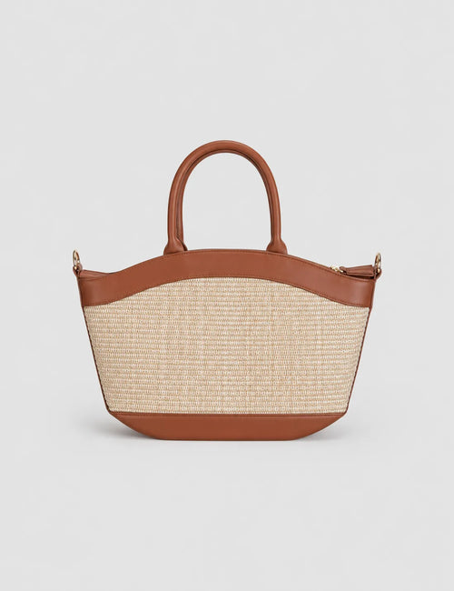 Bolso Rafia Camel