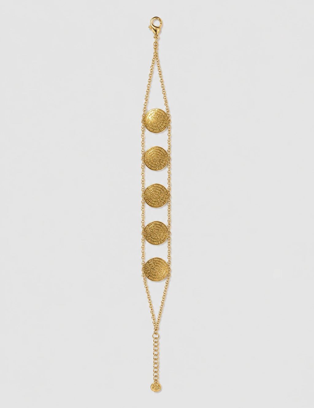 Pulsera Círculos Dorados