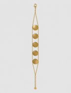 Pulsera Círculos Dorados