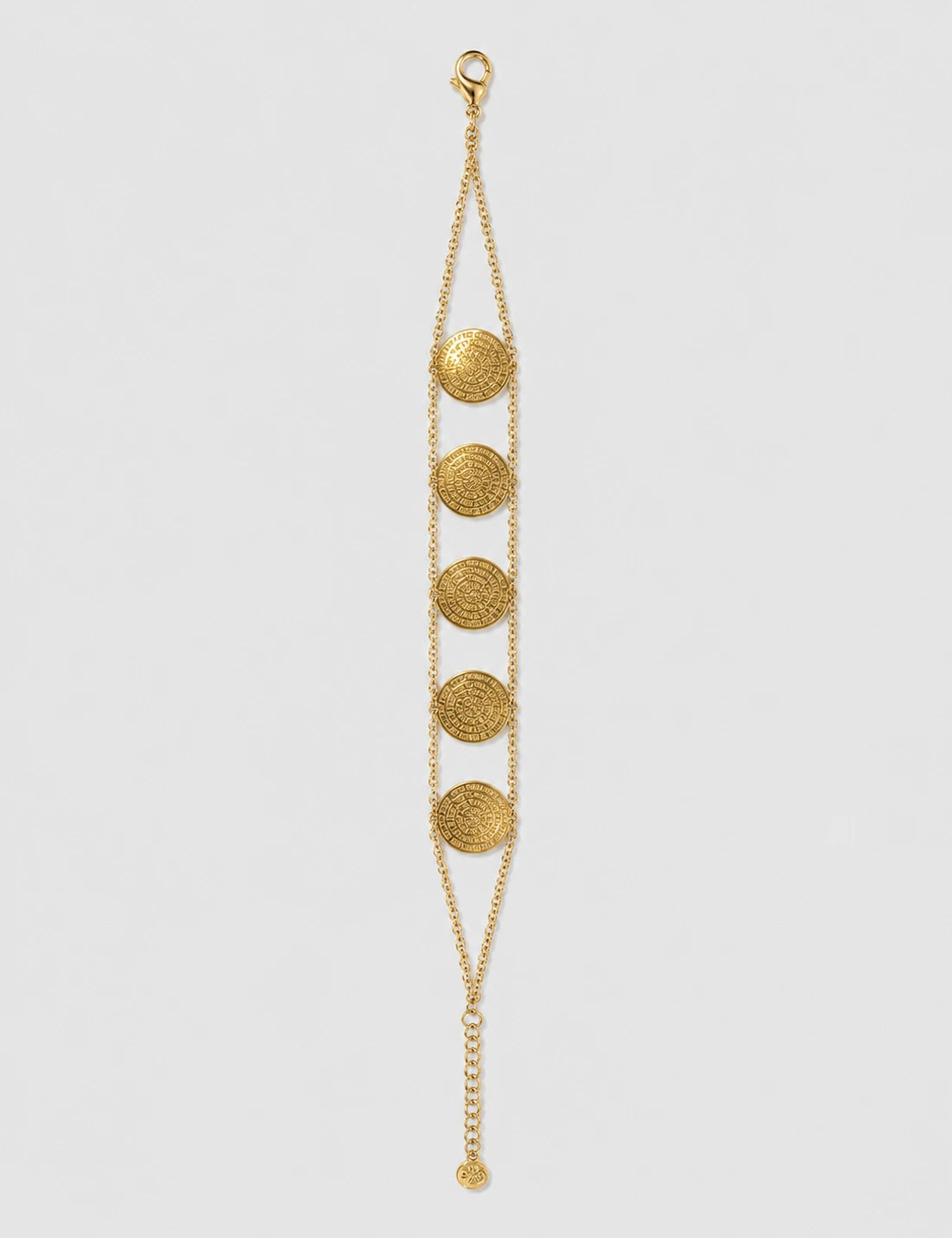 Pulsera Círculos Dorados