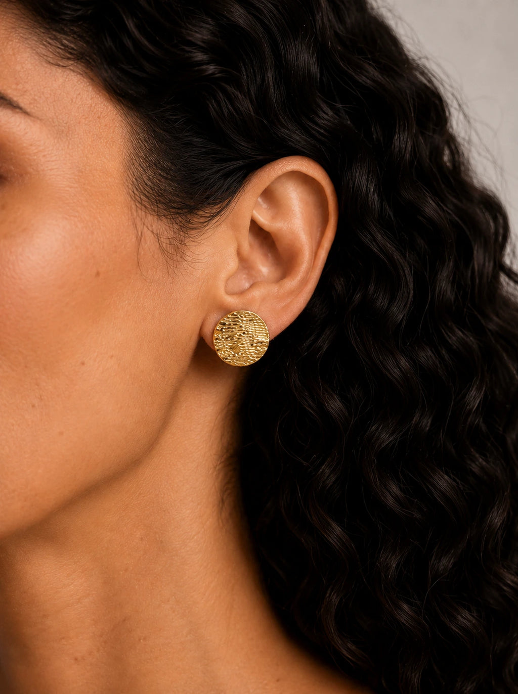Pendientes Círculo Dorado
