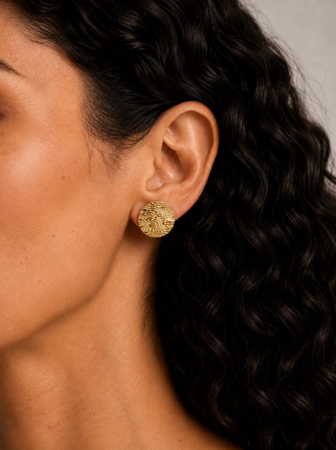 Pendientes Círculo Dorado