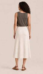 Falda Maxi Crema