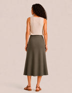 Falda Maxi Kaki