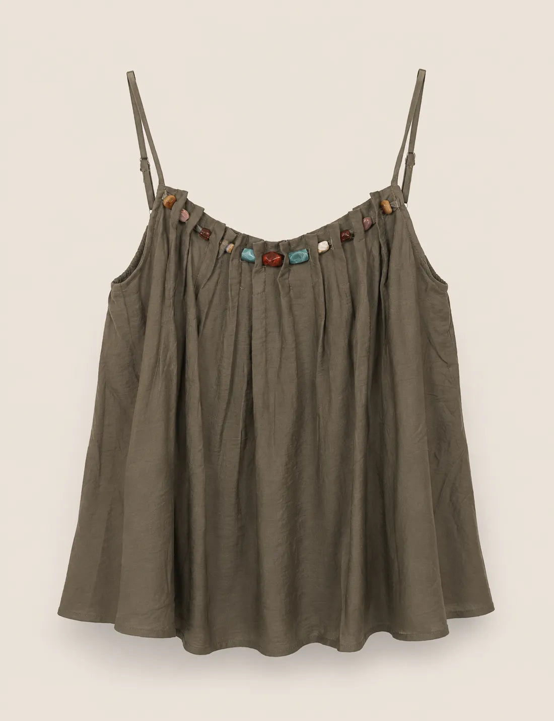 Blusa Piedras Kaki