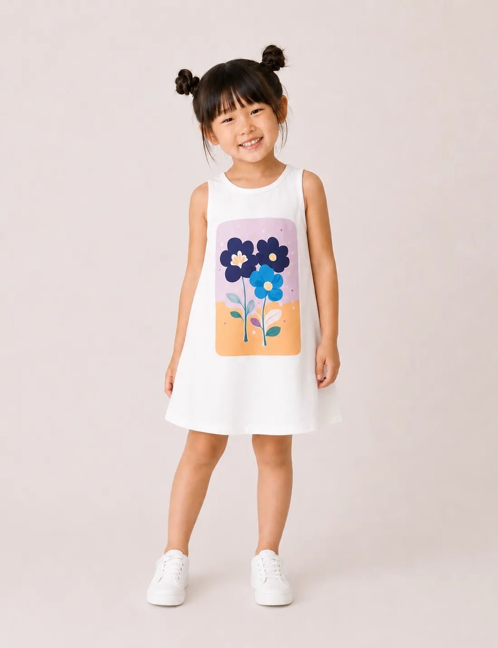 Vestido Tirante Flores
