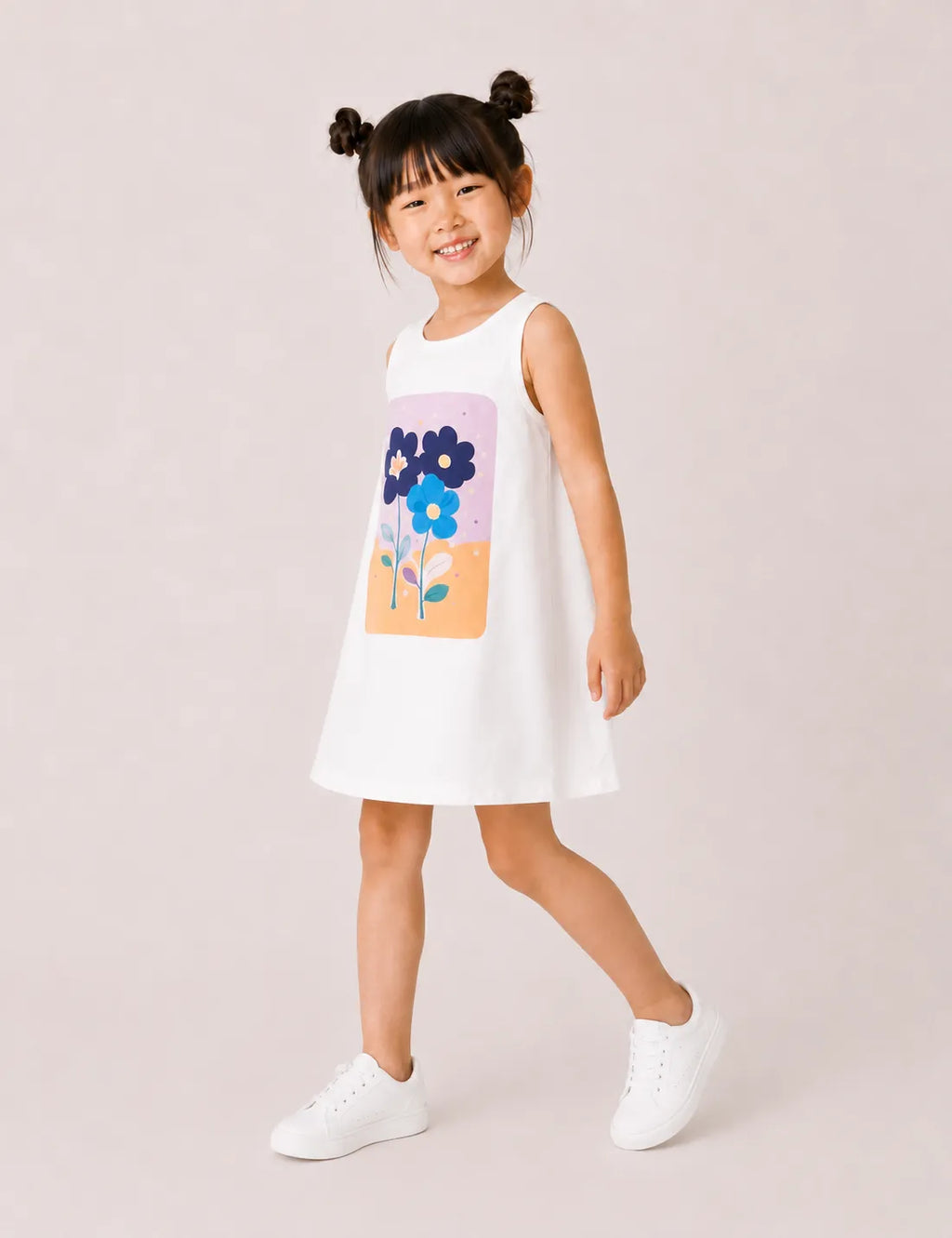 Vestido Tirante Flores