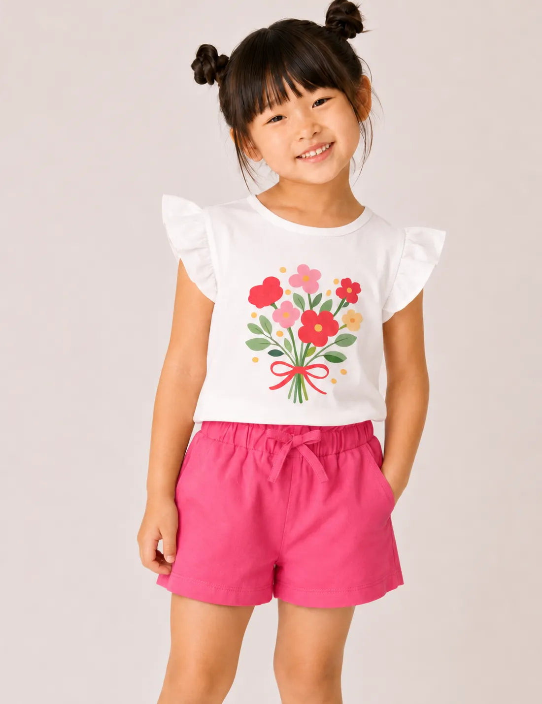 Conjunto Short Coral