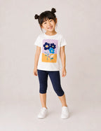 Conjunto Flores Crudo y Marino