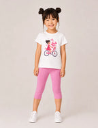 Conjunto Bici Crudo y Malva