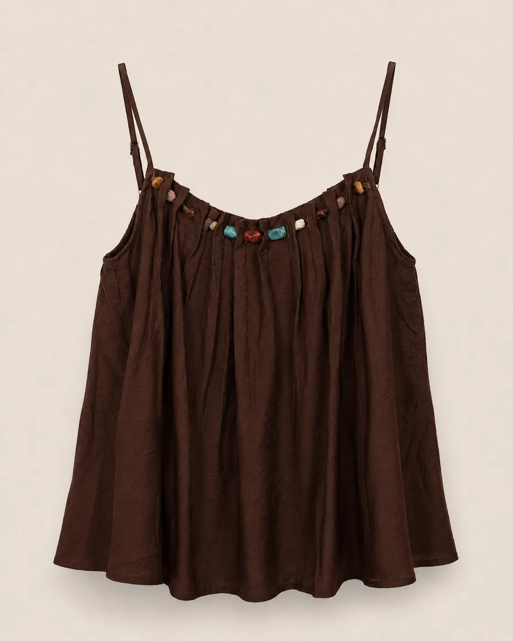 Blusa Piedras Marrón