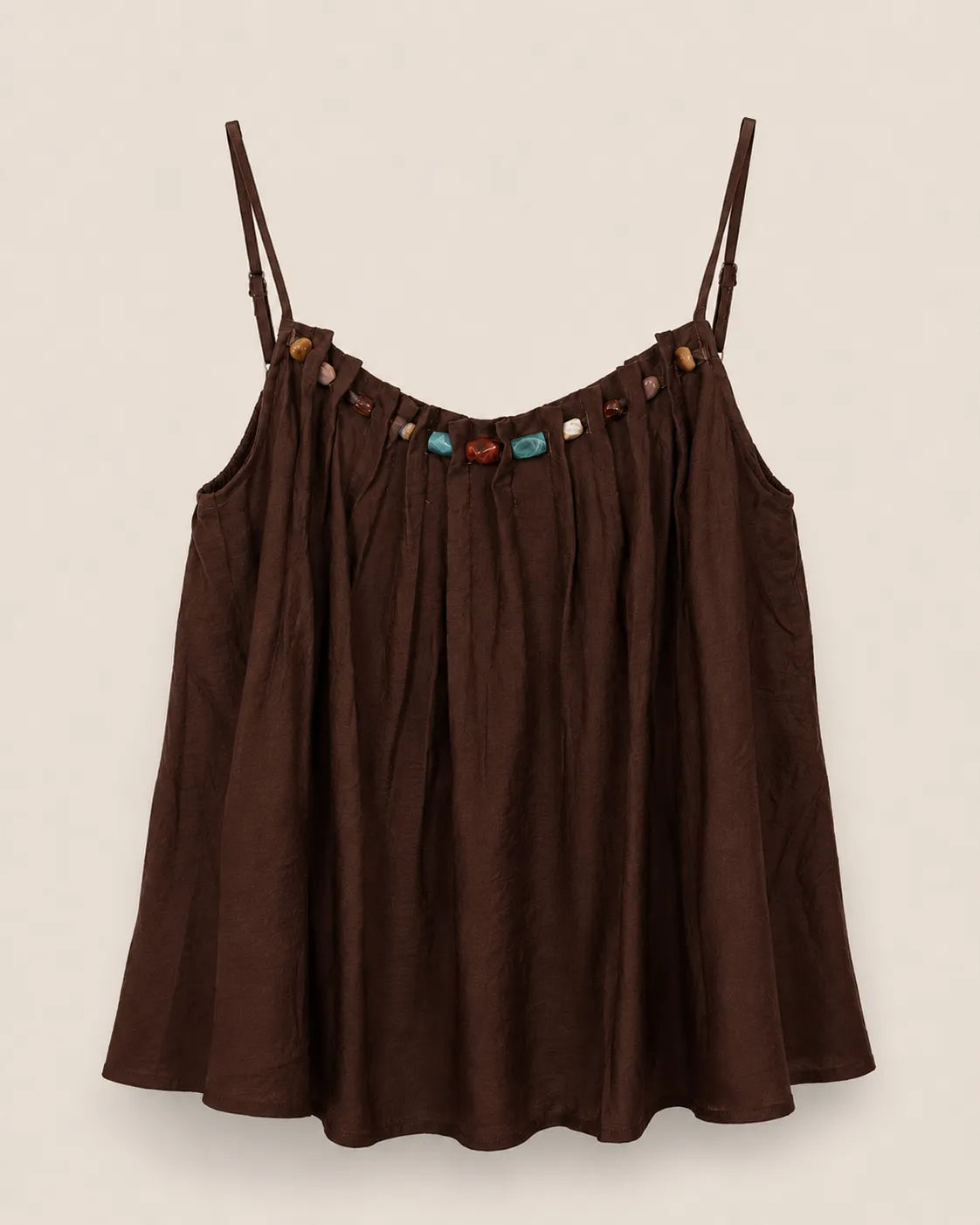 Blusa Piedras Marrón