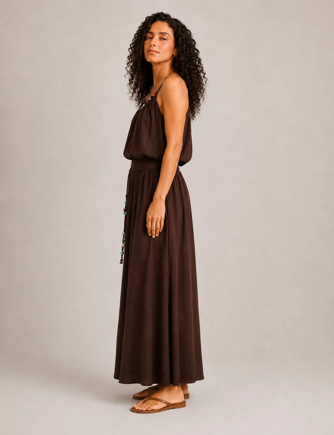 Blusa Piedras Marrón