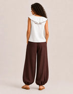Blusa Volante Botón